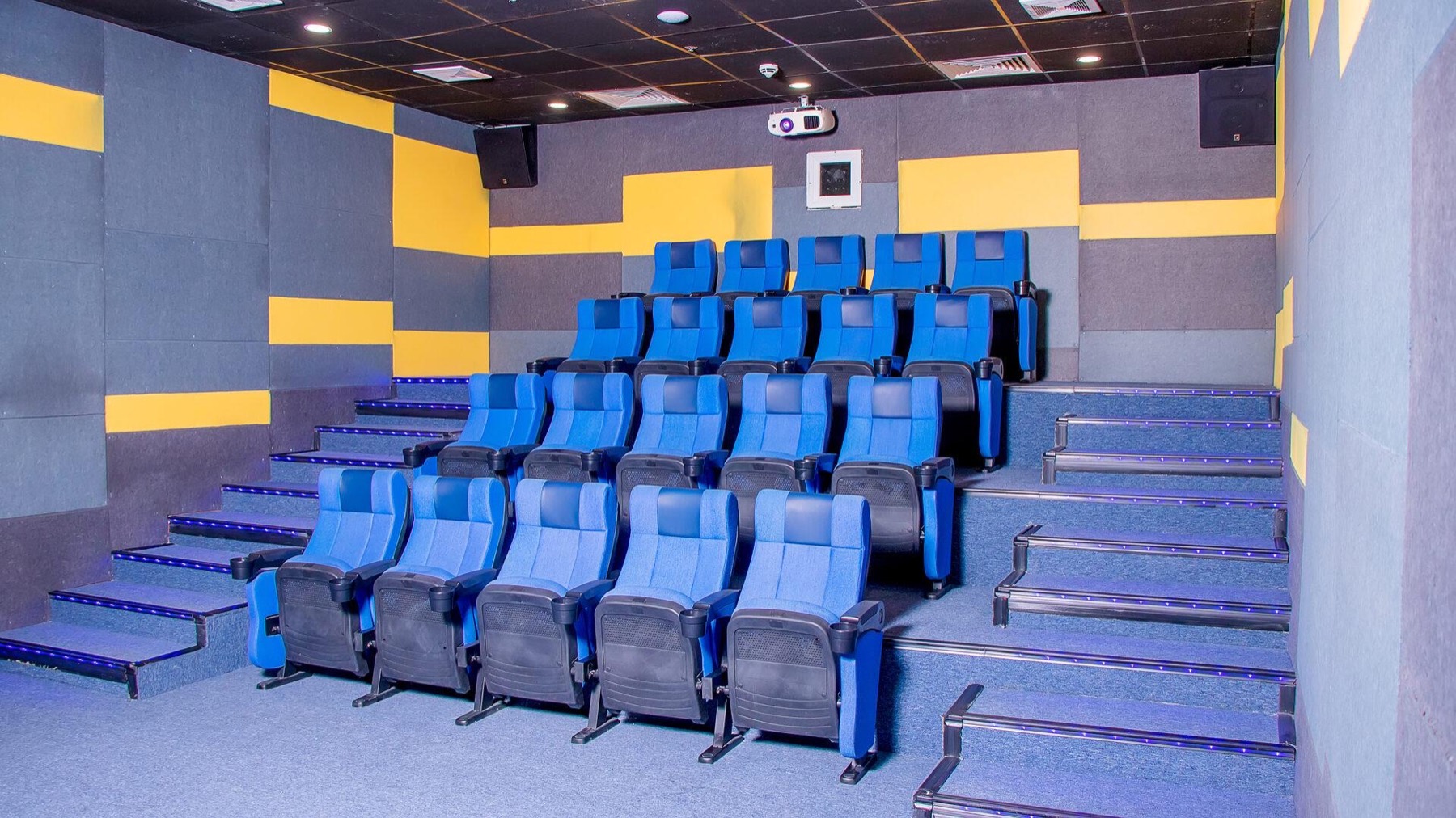 Private cinema at Galaxy La-Palm Royal Resort, Port Harcourt